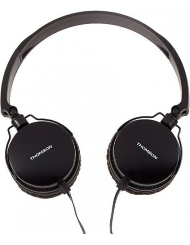 Thomson Auriculares Diadema Cable con micrófono integrado. Un solo jack de  3,5mm para auriculares y micrófono (2207)